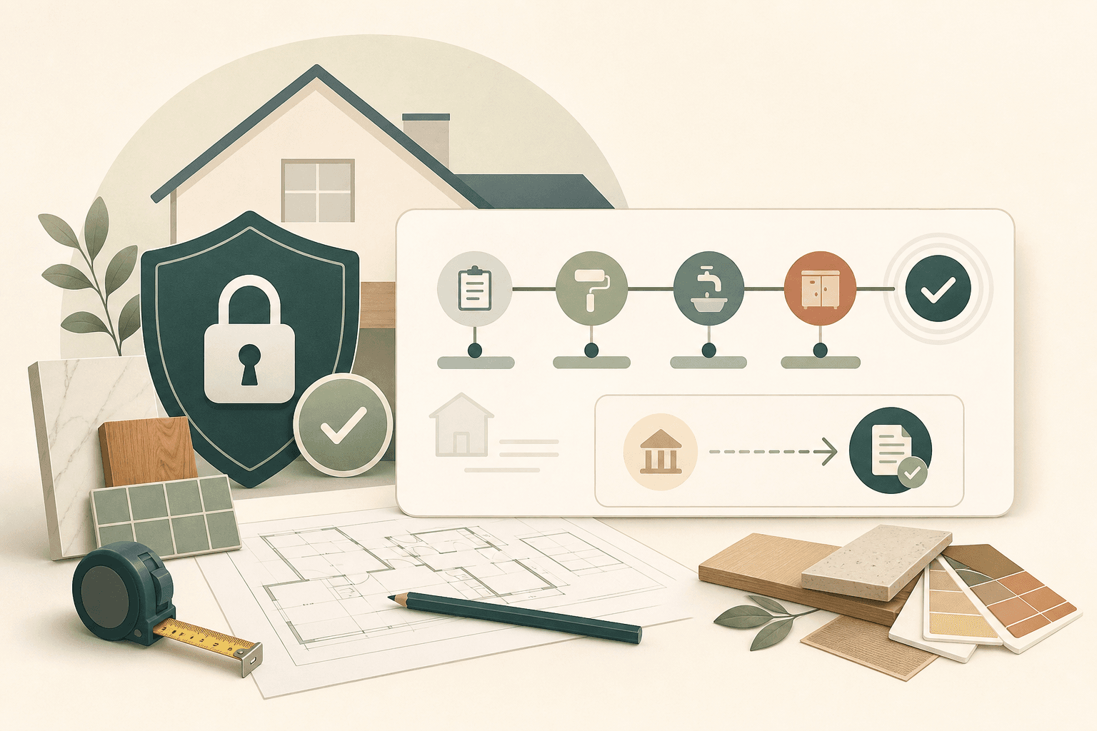 Project funds summary showing protected funds, approval, release, and fee details.